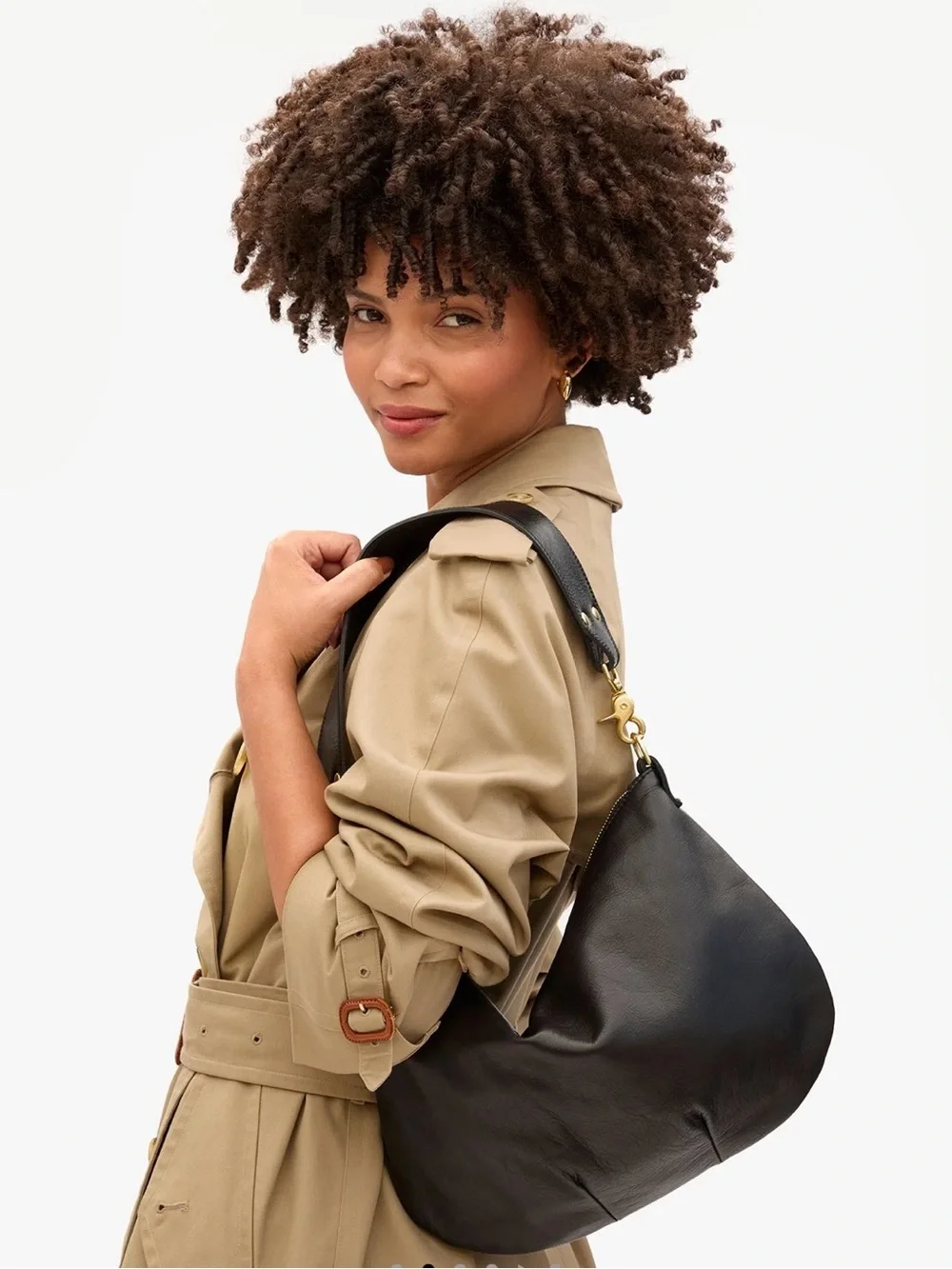 Clare V Moyen Messenger- black - Picture 2 of 9